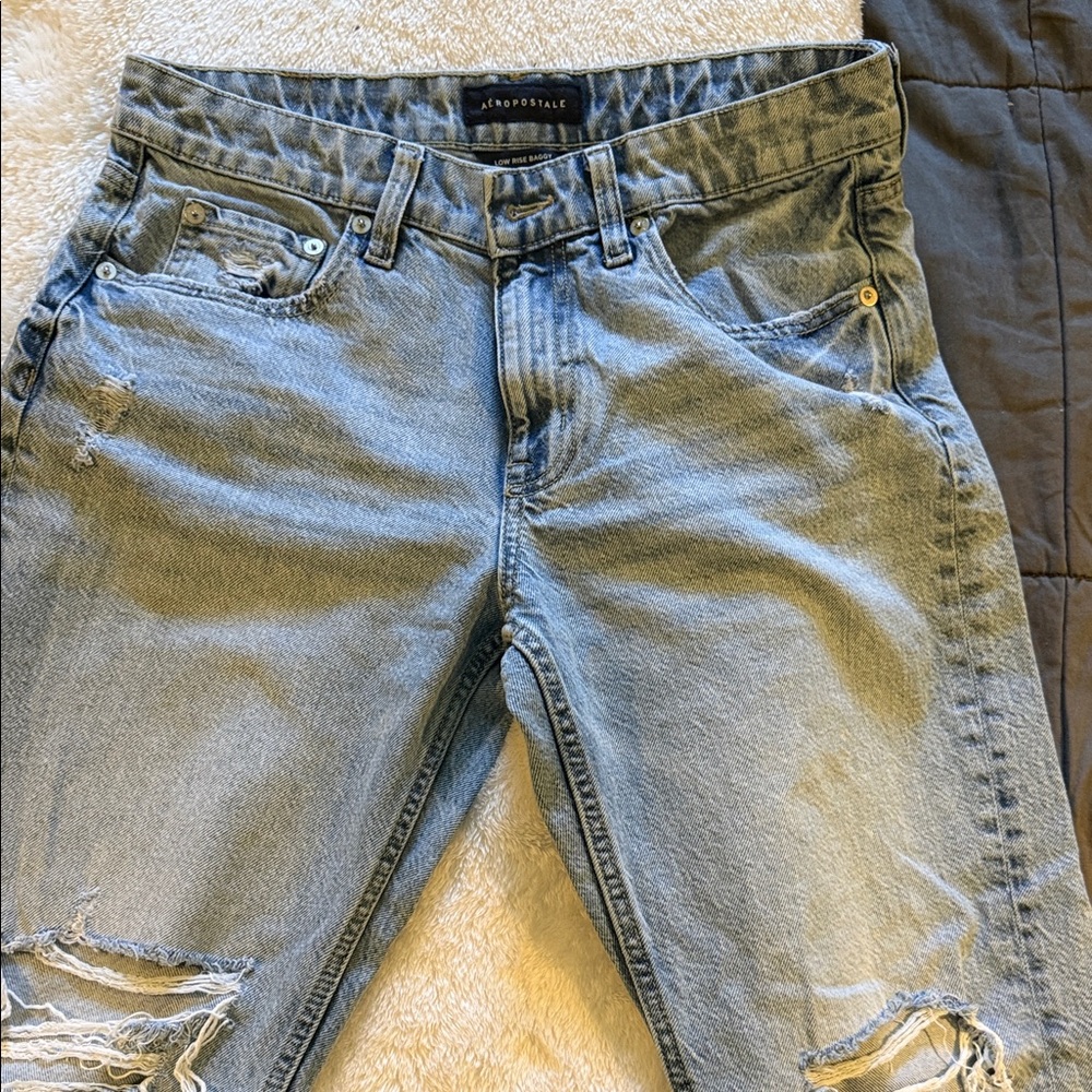 Aeropostale Light Blue Baggy Jeans